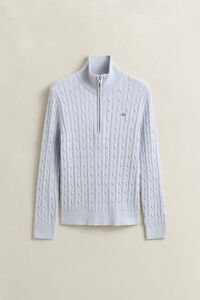 Cable Knit Half-Zip Sweater
