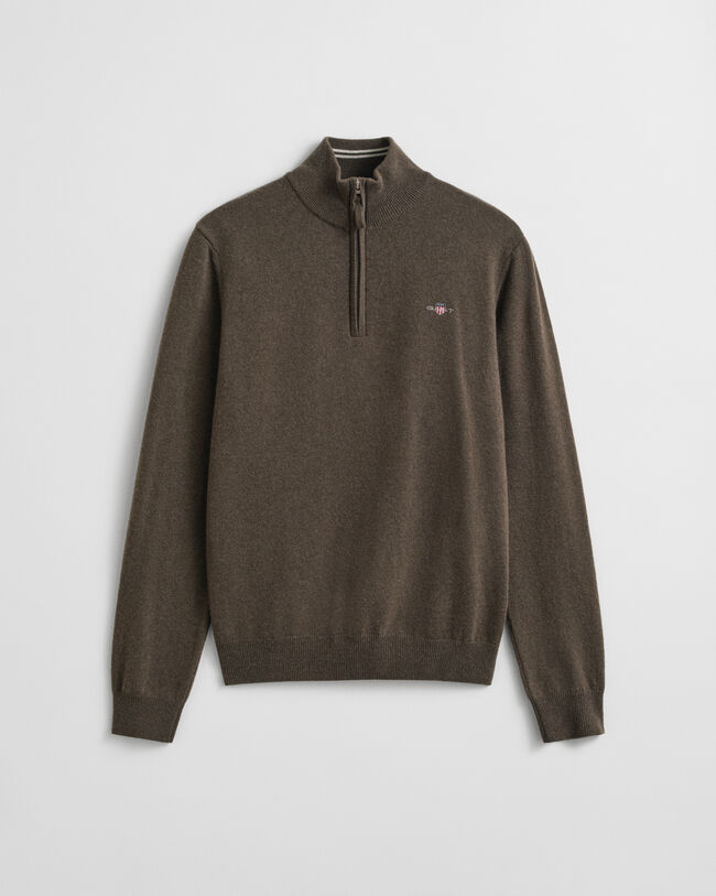Superfine Lambswool Half-Zip Sweater
