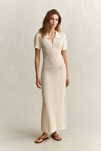 Lace Knit Rugger Dress