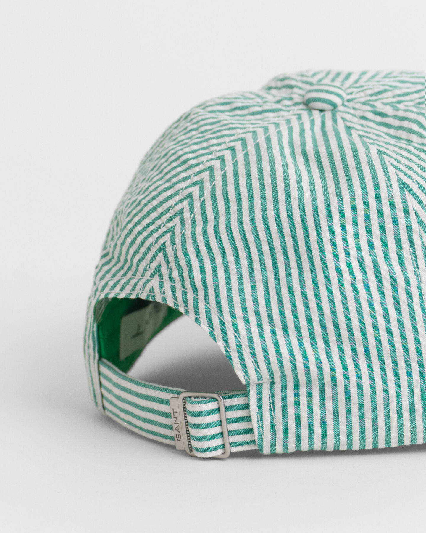 Striped Seersucker Cap