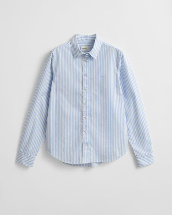 Regular Fit Classic Striped Poplin Shirt