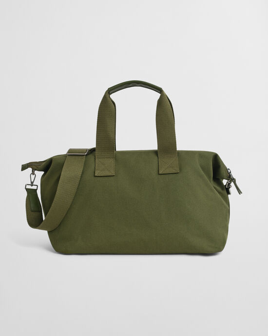 G Badge Cotton Canvas Duffel Bag