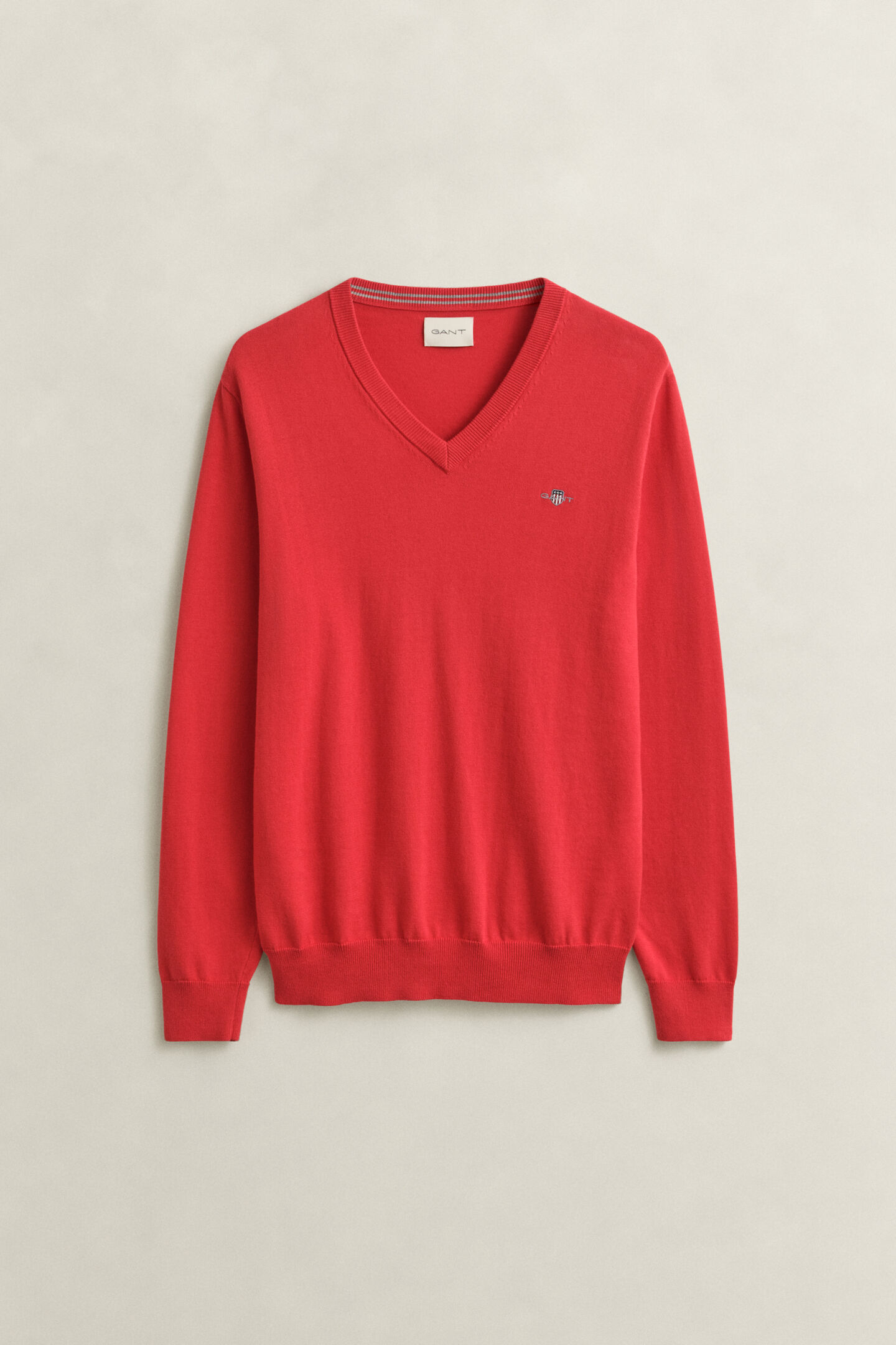 Classic Cotton V-Neck Sweater
