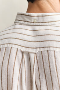 Striped Linen Blend Shirt