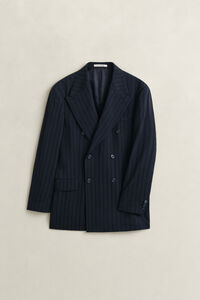 Tonal Pinstripe Suit Jacket