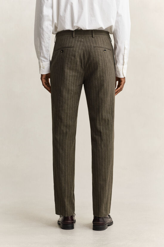 Pinstriped Suit Pants