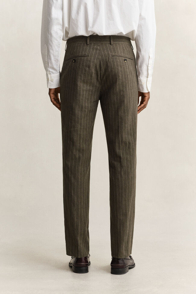 Pinstriped Suit Pants