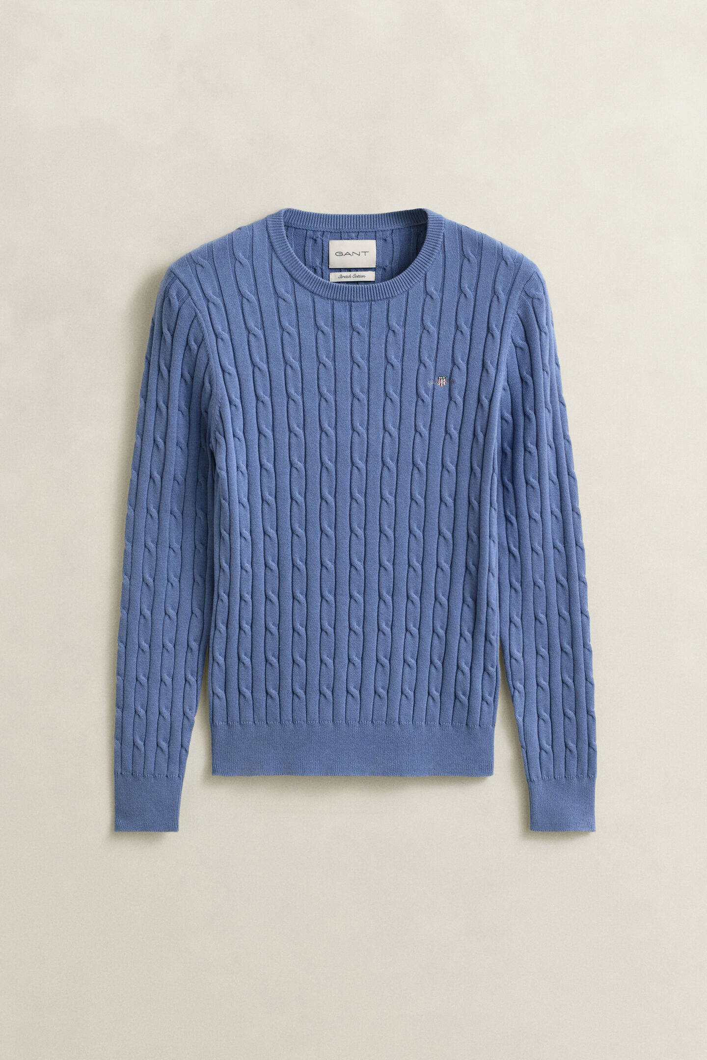 Cable Knit Crew Neck Sweater