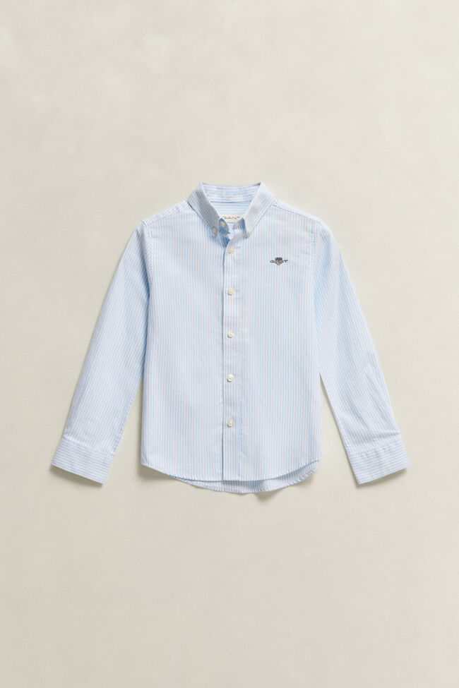 Boys Shield Striped Oxford Shirt