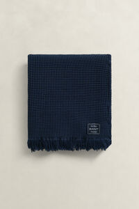 Waffle Textured Cotton Throw