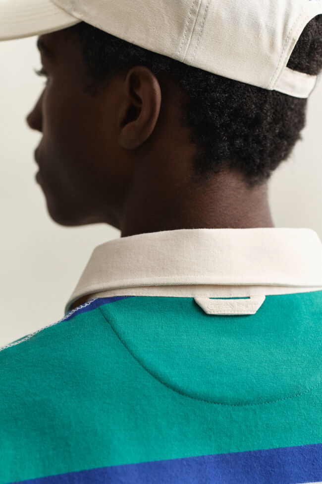 Block Striped Rugger