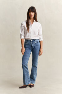 Monogram Flared Jeans