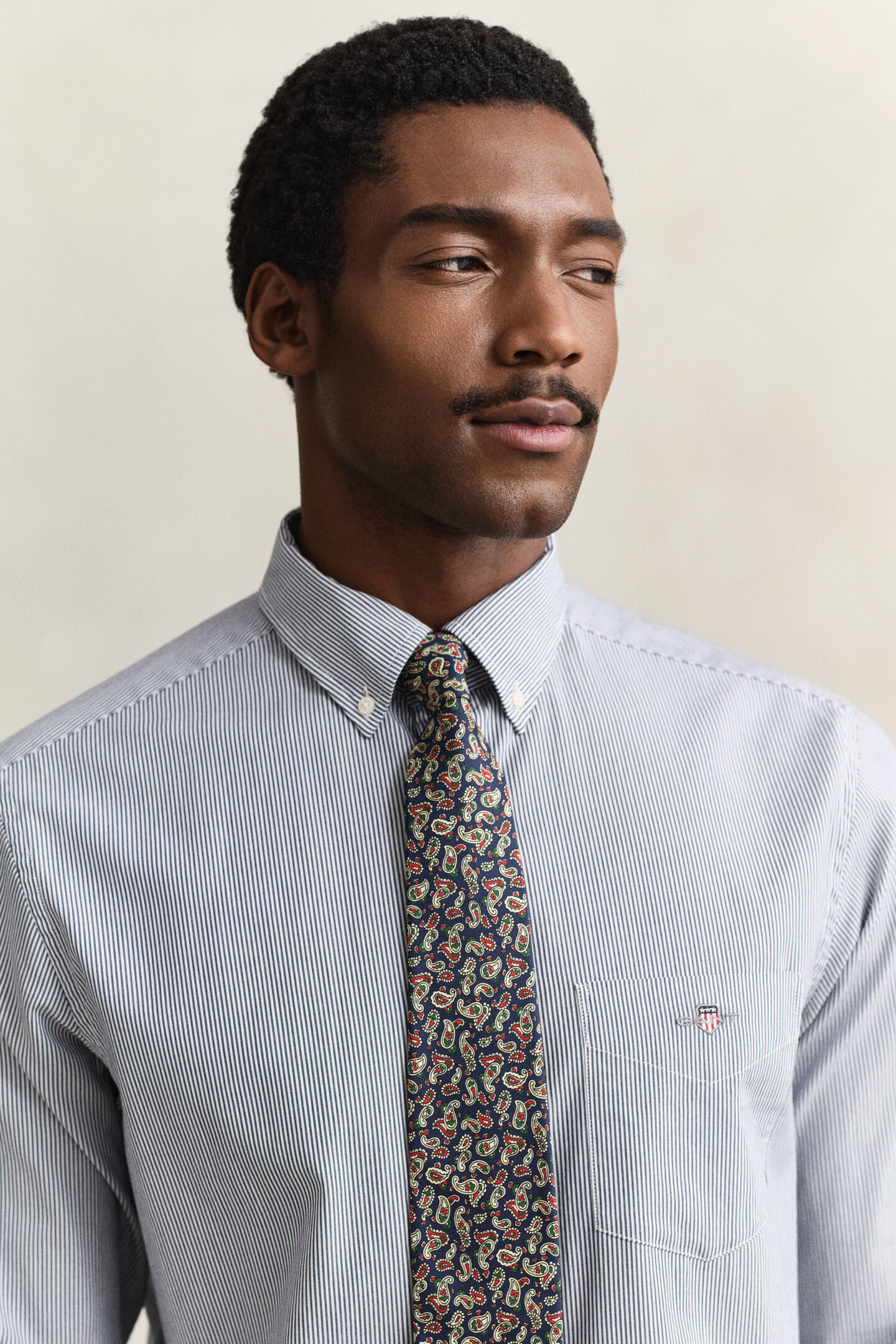 Banker Stripe Classic Poplin Shirt