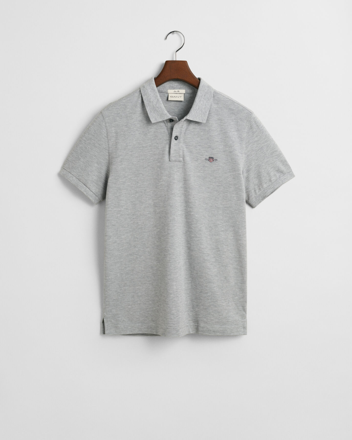 Slim Fit Shield Piqué Polo Shirt