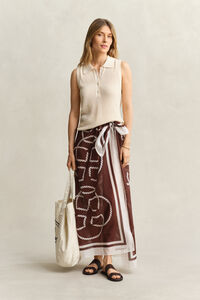 Sleeveless Lace Knit Top