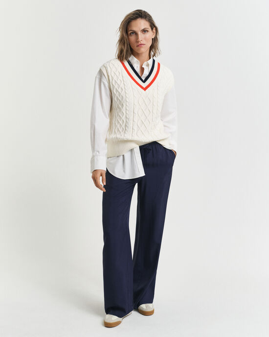 Relaxed Fit Drawstring Pants