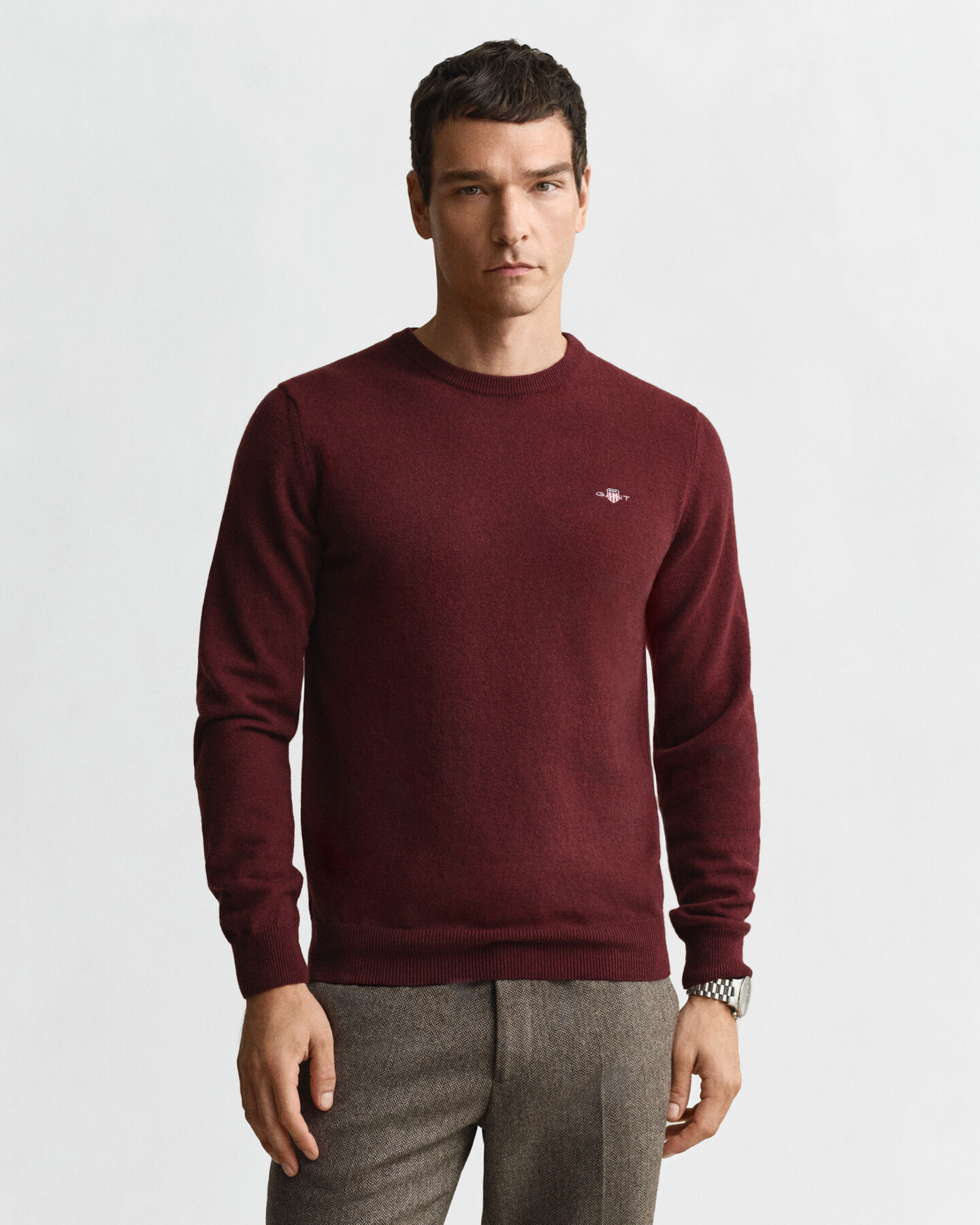 Superfine Lambswool Crew Neck Sweater