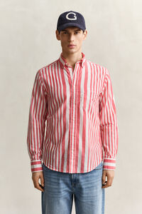 Striped Cotton Voile Shirt
