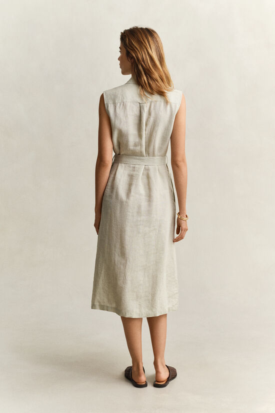 Sleeveless Linen Dress