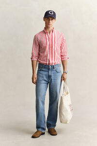 Striped Cotton Voile Shirt