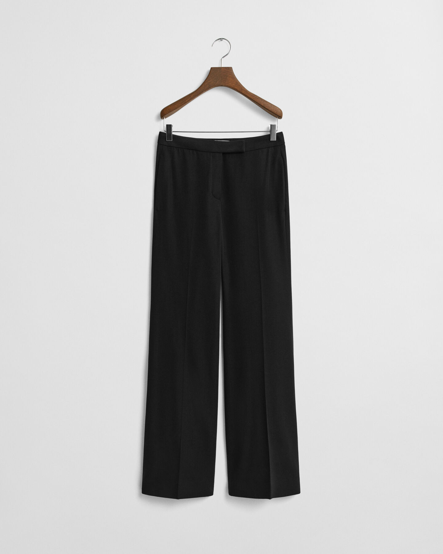 Wool Blend Flared Tuxedo Pants