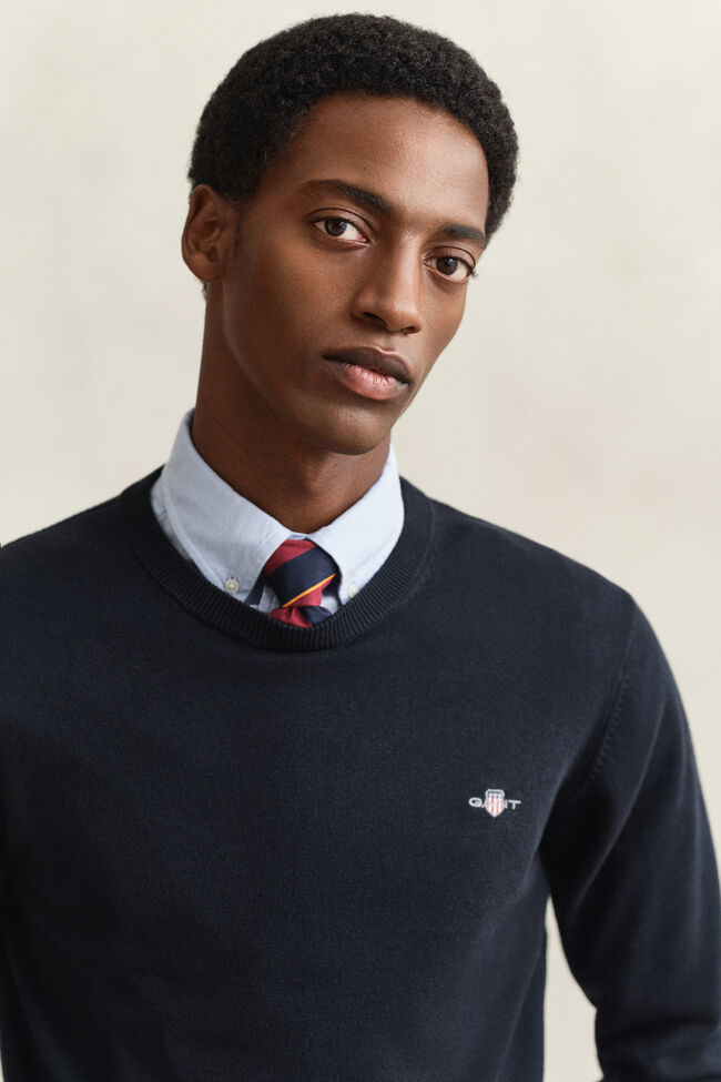 Cotton Crew Neck Sweater