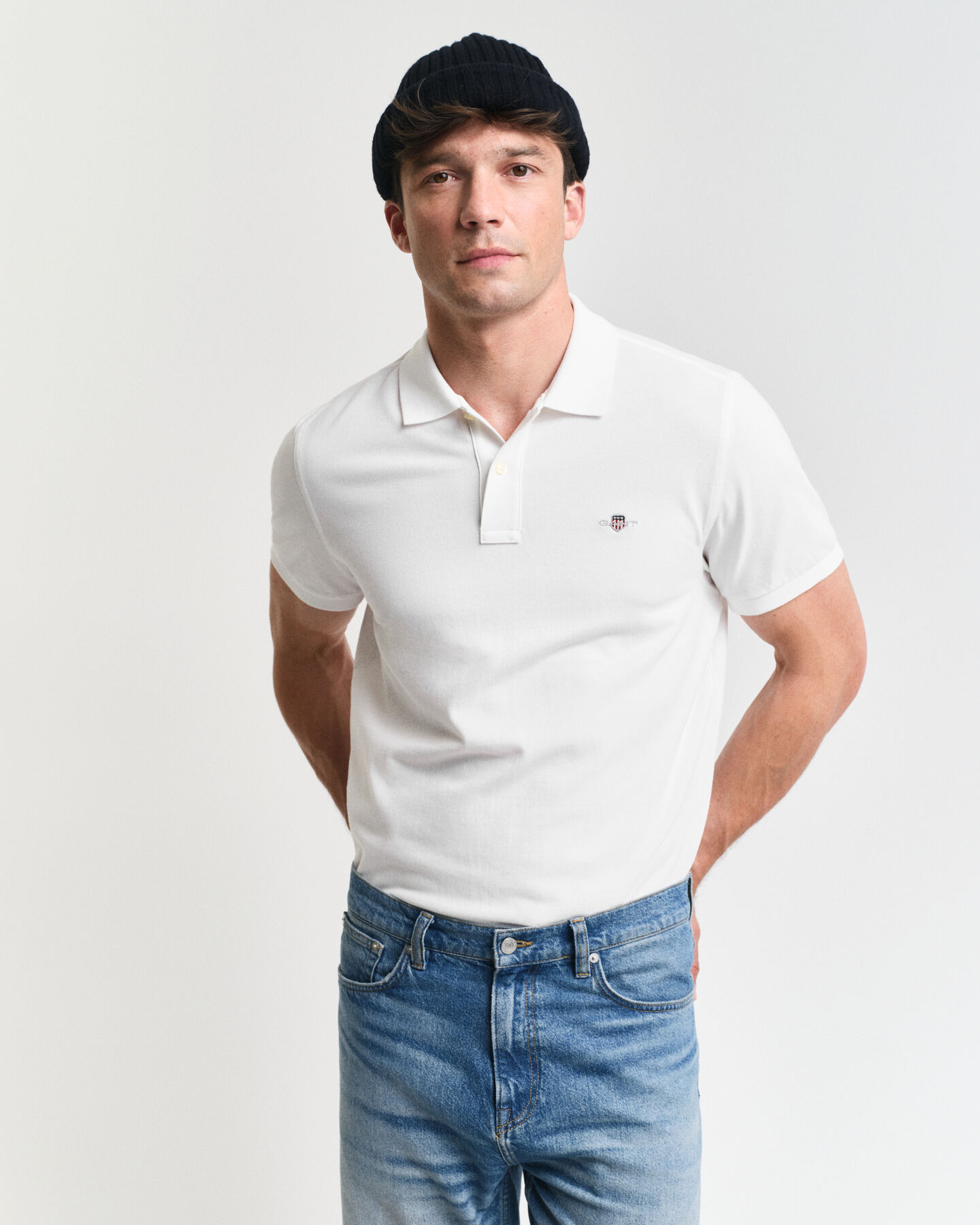 Regular Fit Shield Piqué Polo Shirt