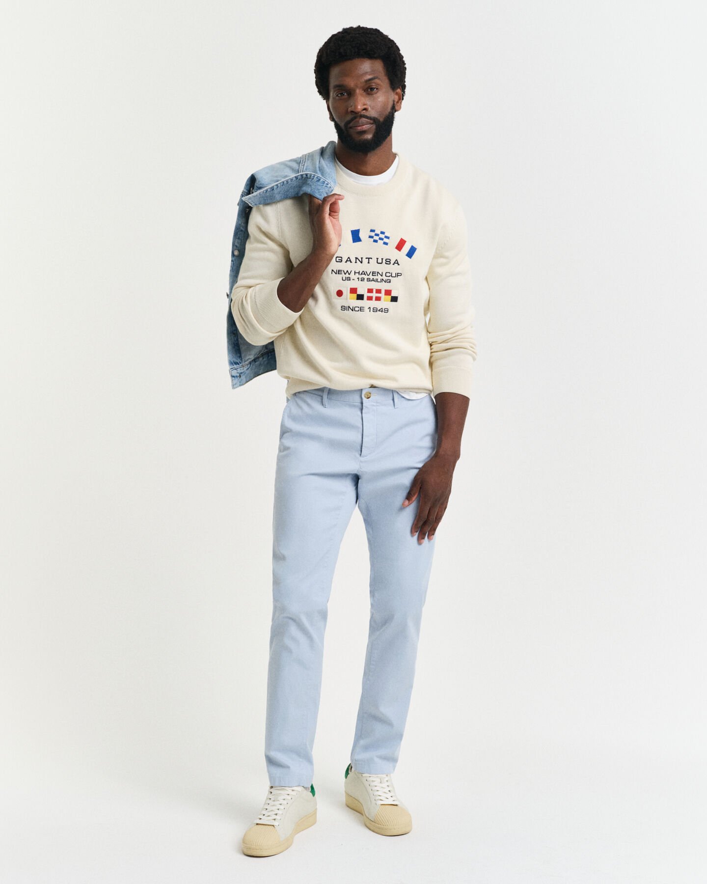 Slim Fit Sunfaded Chinos