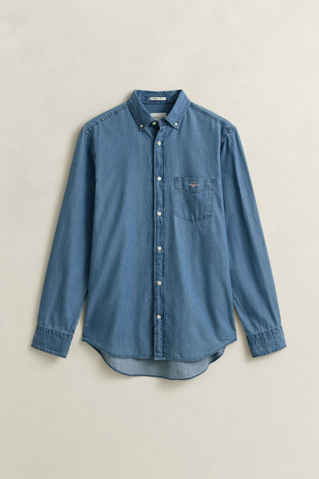 Regular Fit Indigo Shirt