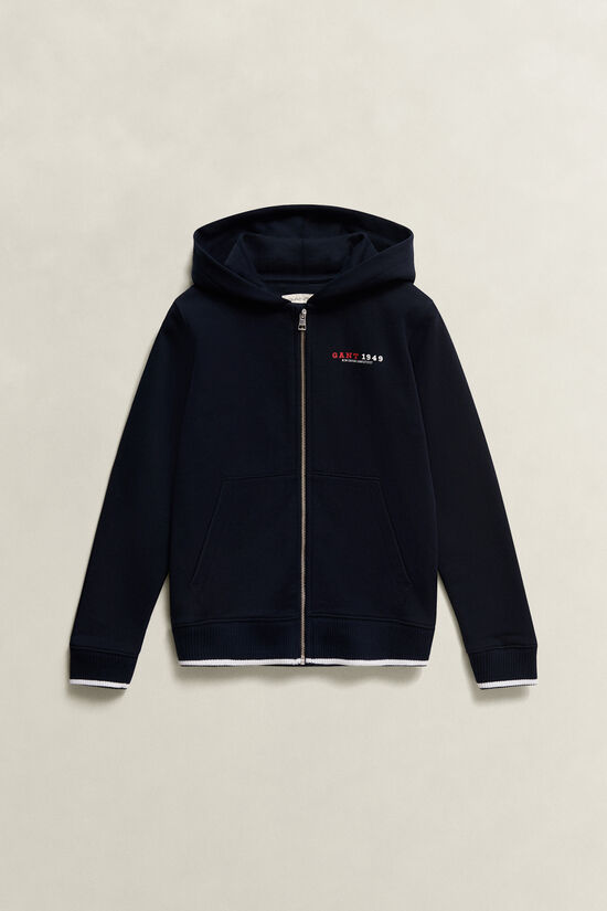 Boys Collegiate Graphic Zip Hoodie