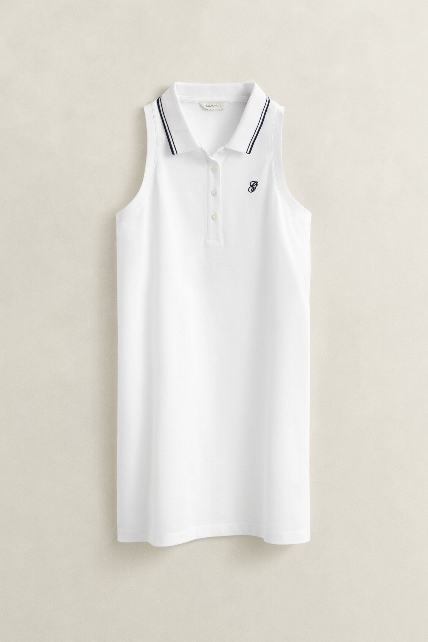 Sleeveless Piqu&eacute; Polo Dress