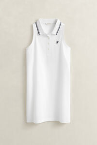 Sleeveless Piqu&eacute; Polo Dress