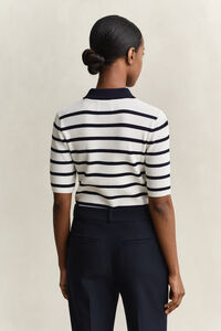 Striped Knitted Rugger