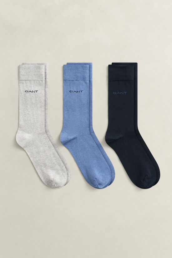 3-Pack Mercerized Cotton Socks