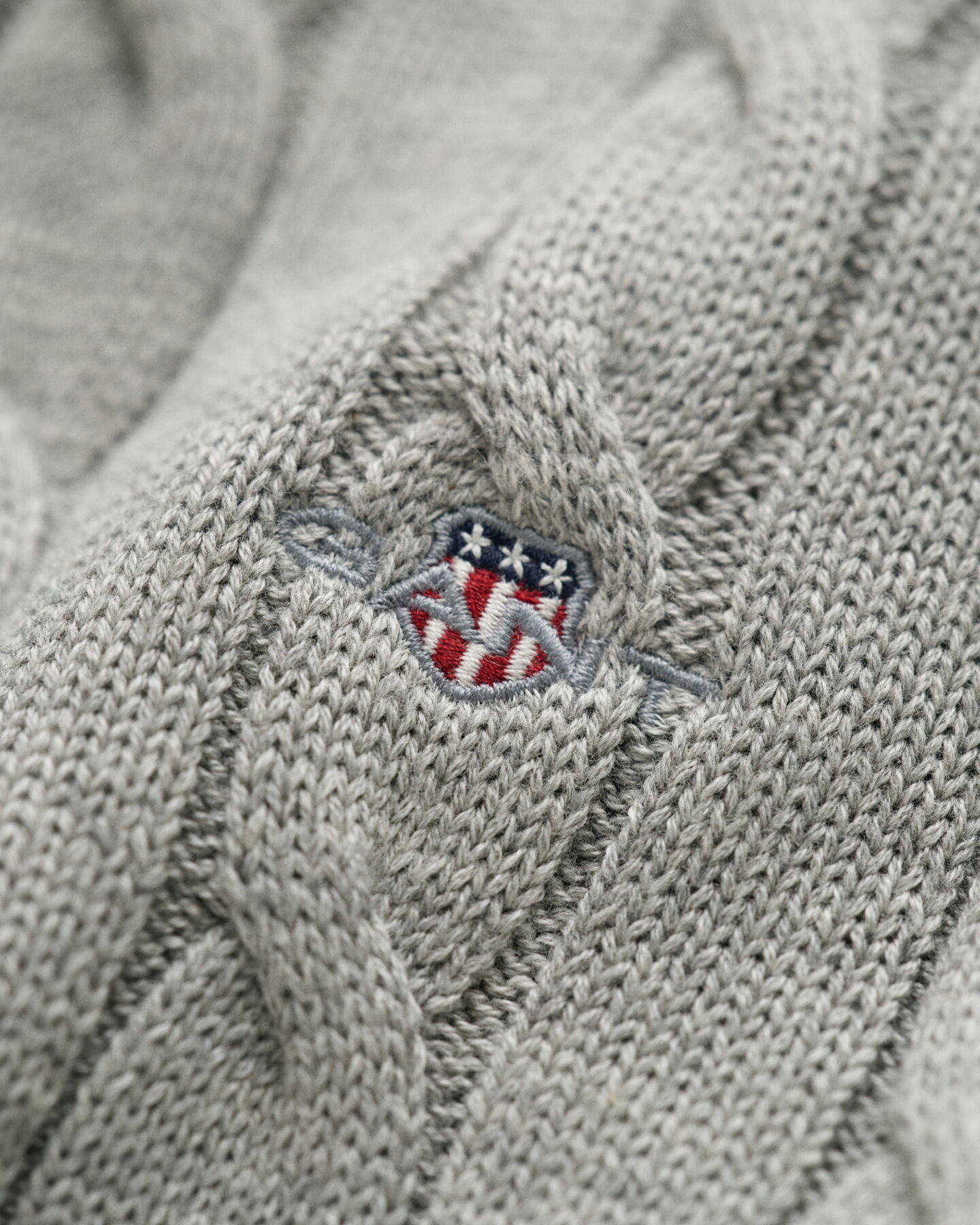 Teens Cotton Cable Knit Half-Zip Sweater