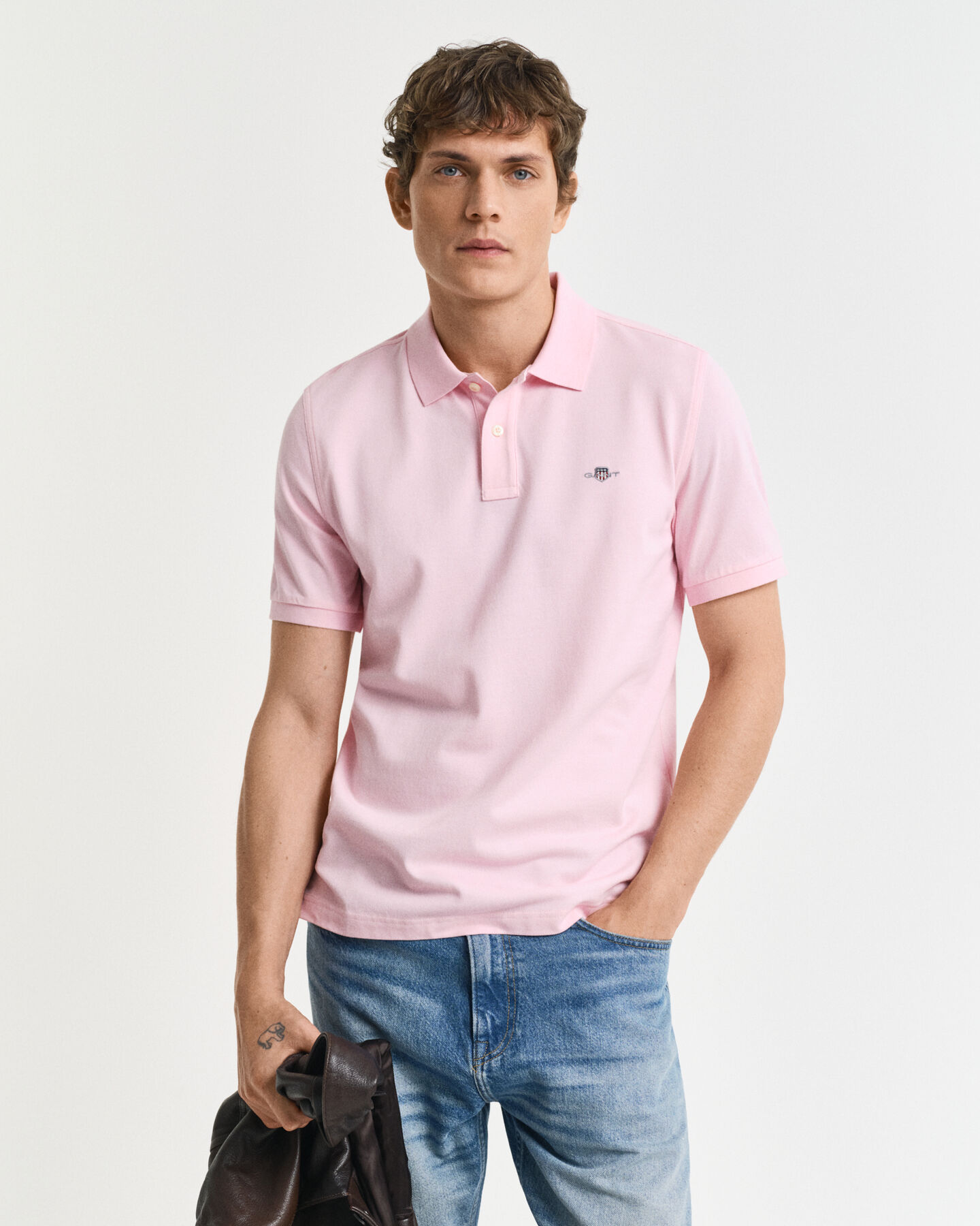 Regular Fit Shield Piqué Polo Shirt