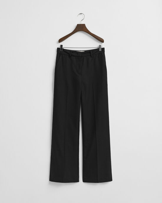 Tailored Wool Blend Pants