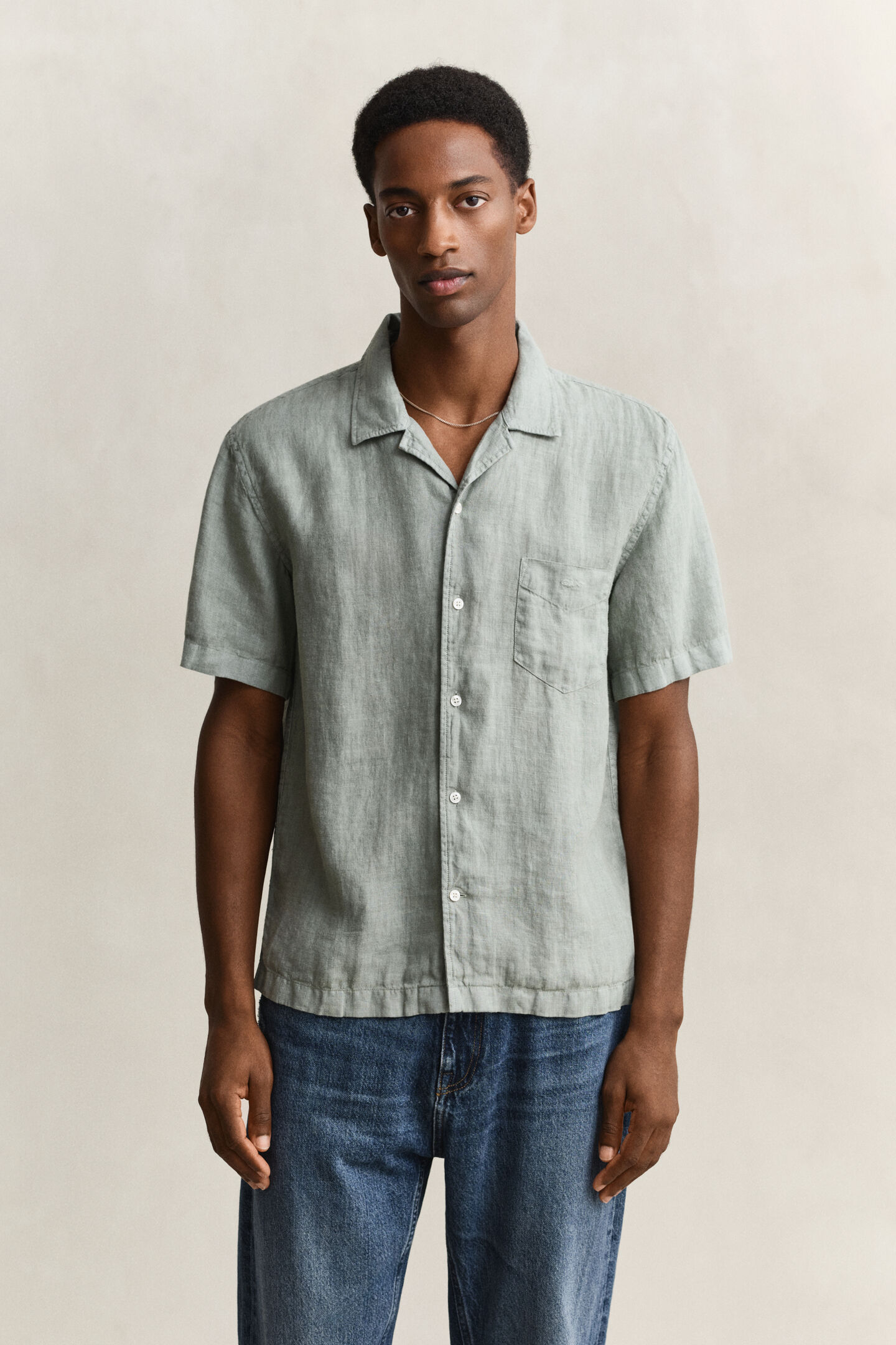 Short Sleeve Linen Shirt