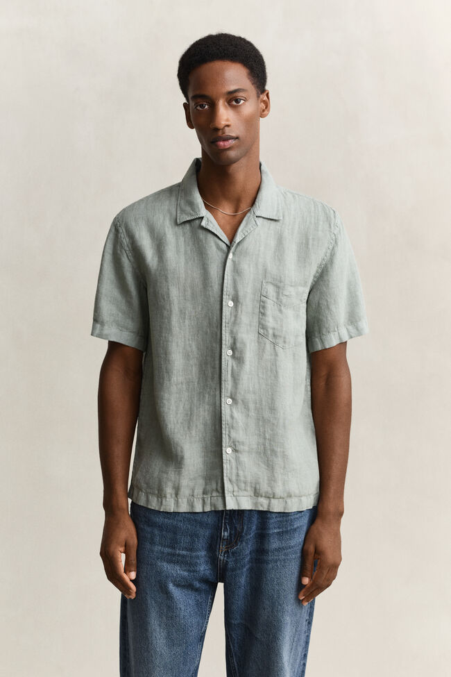 Short Sleeve Linen Shirt