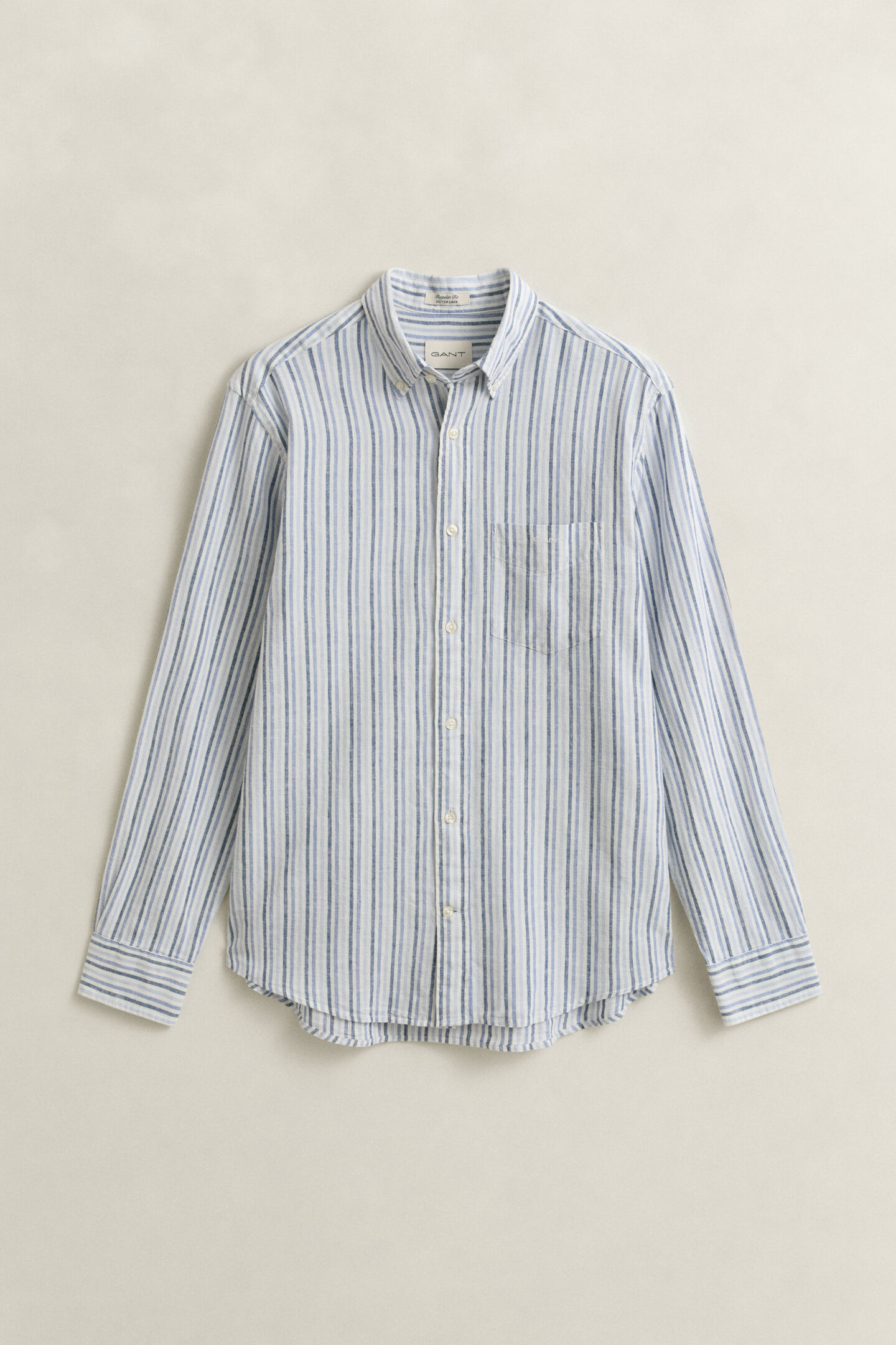 Striped Linen Blend Shirt