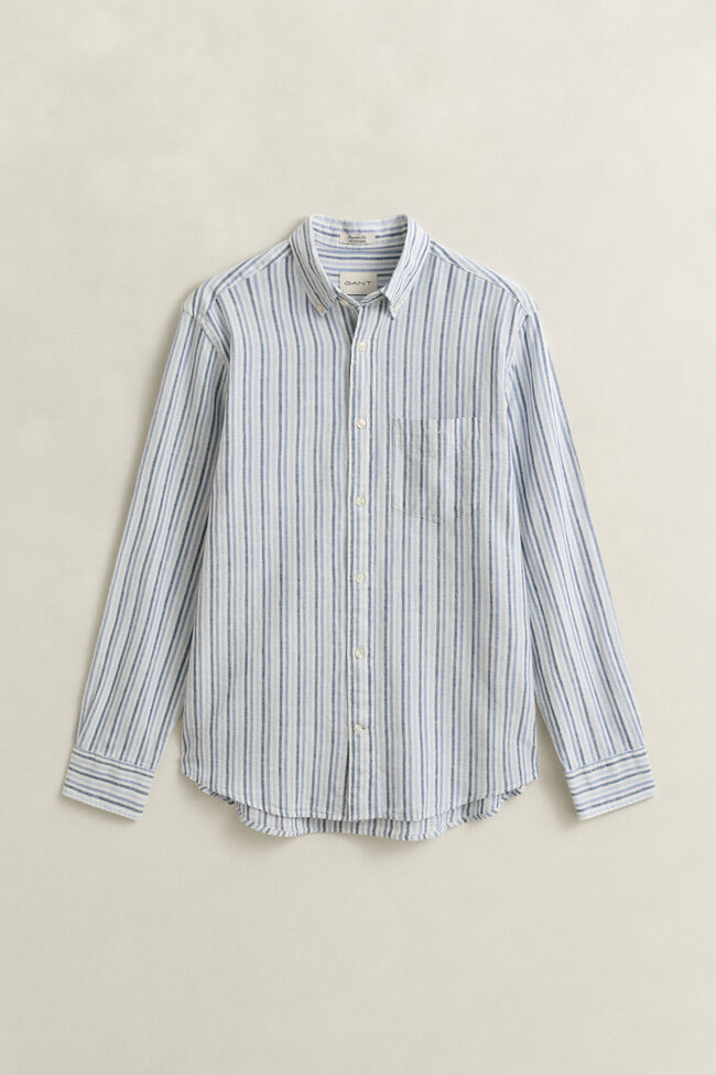 Striped Linen Blend Shirt