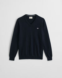 Classic Cotton V-Neck Sweater