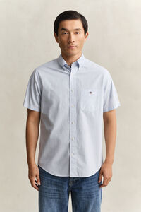 Gingham Classic Poplin Short Sleeve Shirt