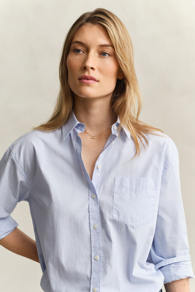 Relaxed Fit Classic Poplin Shirt