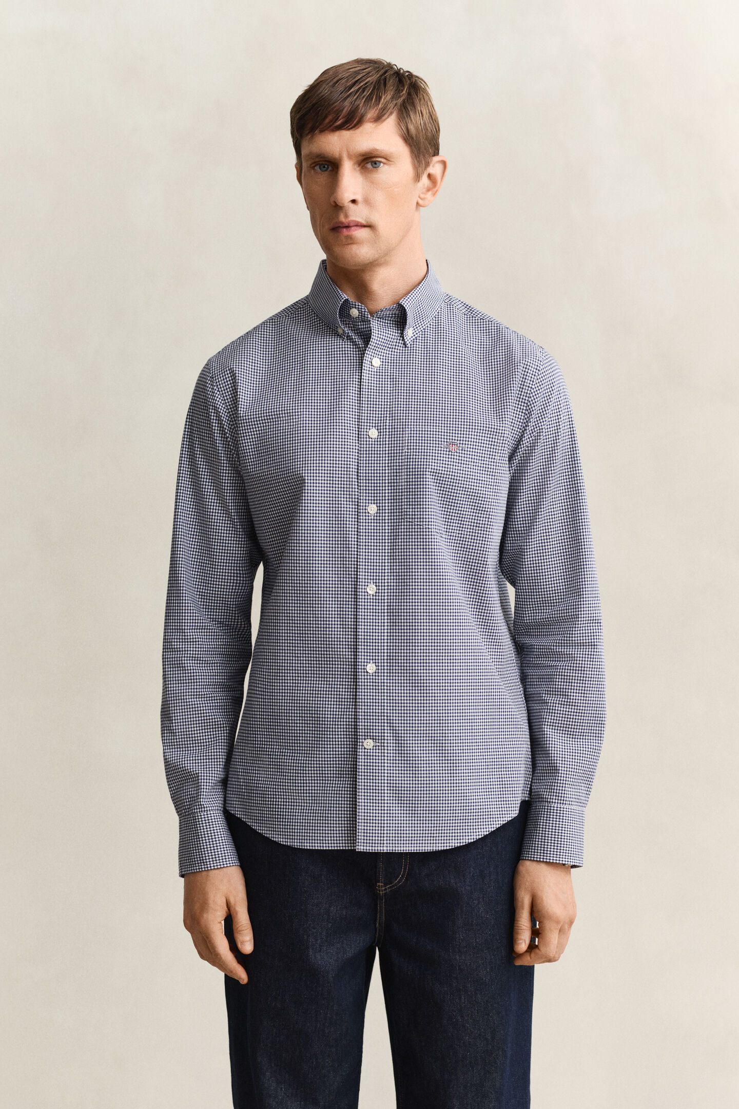 Gingham Classic Poplin Shirt