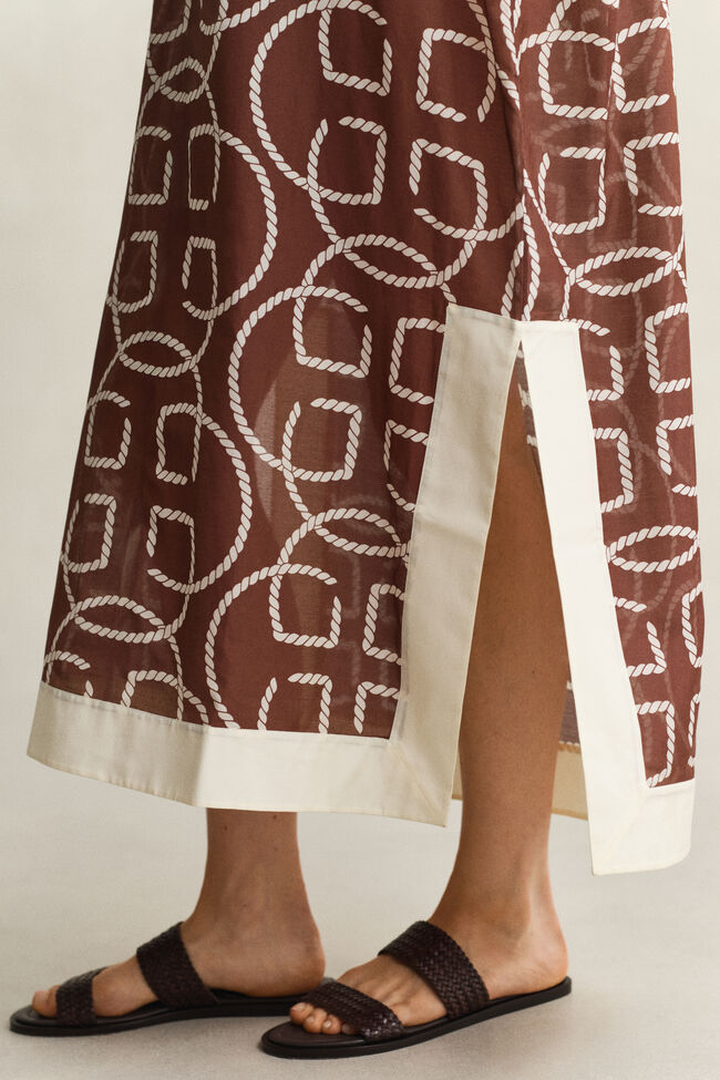 Monogram Cotton Silk Caftan