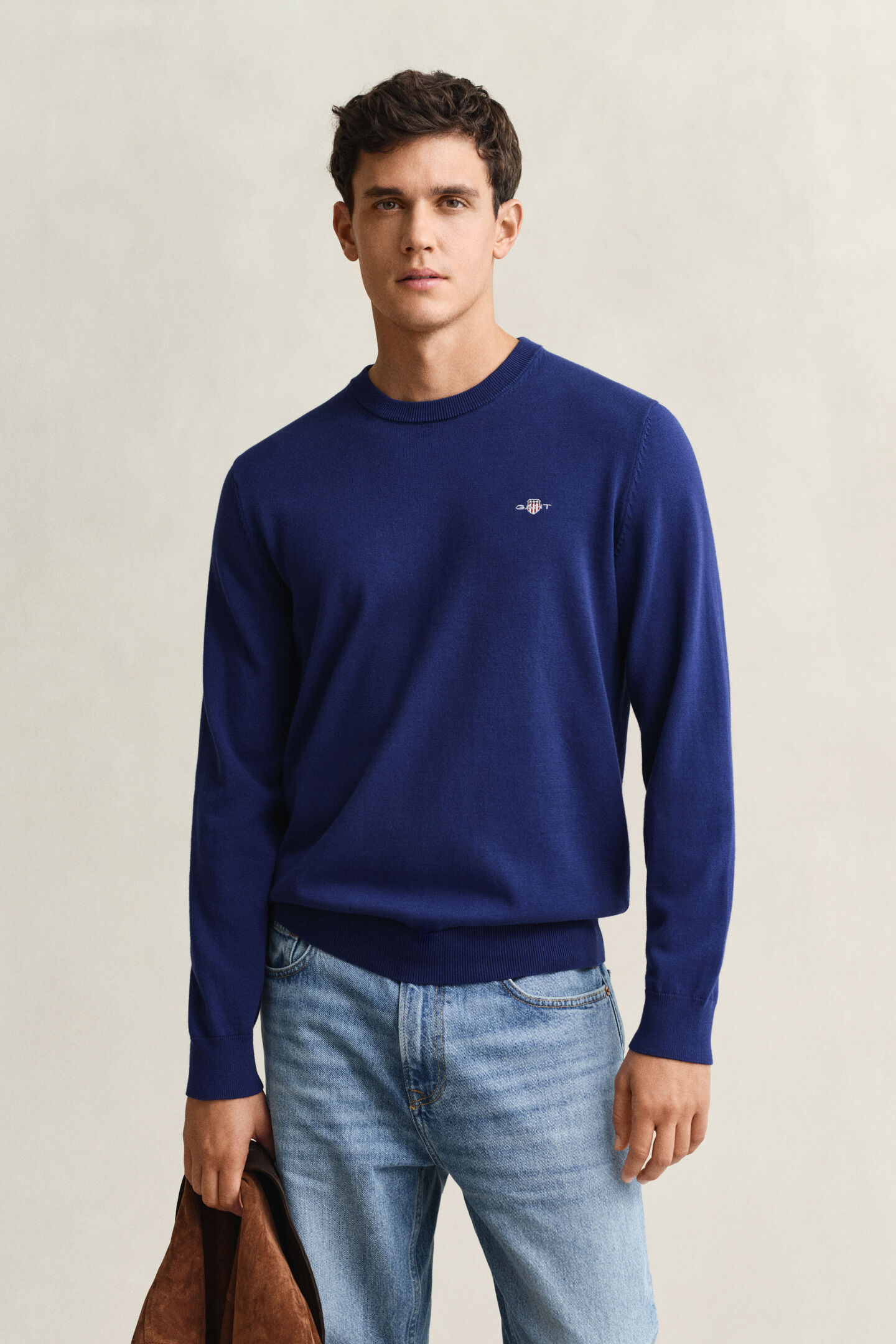 Cotton Crew Neck Sweater