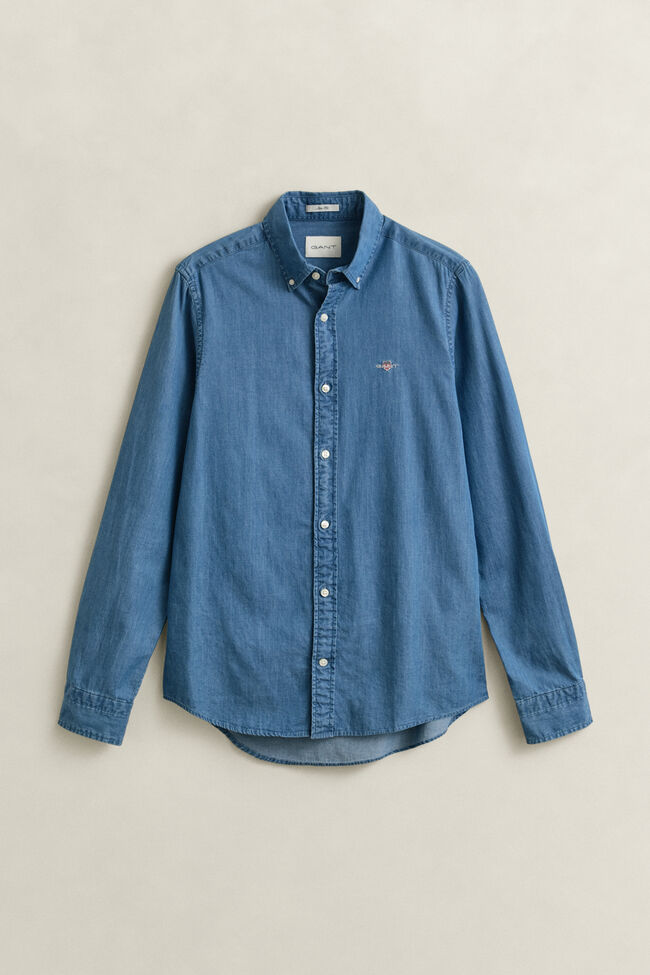 Slim Fit Indigo Shirt