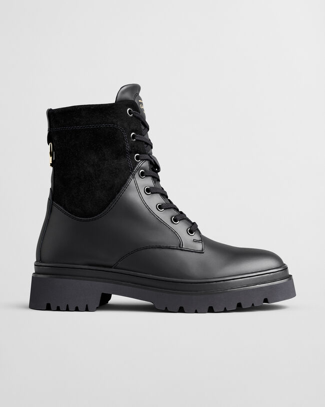 Aligrey Leather Lace Up Boots