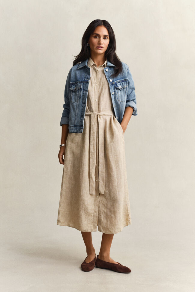 Linen Shirt Dress